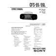 SONY CFS-E6 Service Manual cover photo
