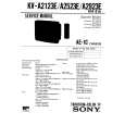 SONY KVA2523E Service Manual cover photo