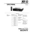 SONY MDP-U3 Service Manual cover photo