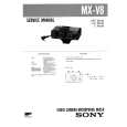 SONY MXV8 Service Manual cover photo