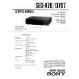 SONY SEQA70 Service Manual cover photo