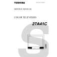 TOSHIBA 27A41C Service Manual cover photo