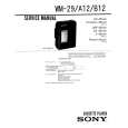 SONY WM29 Service Manual cover photo