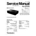 TECHNICS RSBX646 Service Manual cover photo