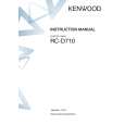 KENWOOD RC-D710 Owner's Manual cover photo