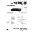 SONY SLV415U/V Service Manual cover photo