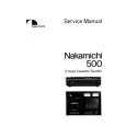 NAKAMICHI 500 Service Manual cover photo