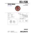 SONY XSL1536 Service Manual cover photo