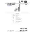 SONY SPP151 Service Manual cover photo