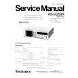 TECHNICS RSM258 Service Manual cover photo