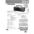SONY CFD5 Service Manual cover photo
