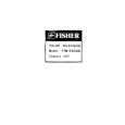FISHER FTM963DK Service Manual cover photo