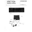 KENWOOD KRC752R Service Manual cover photo