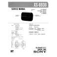SONY XS6930 Service Manual cover photo