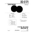 SONY XSE171 Service Manual cover photo