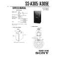 SONY SSA305 Service Manual cover photo
