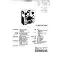 SONY TC755 Service Manual cover photo