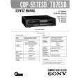 SONY CDP557ESD Service Manual cover photo