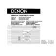 DENON UCD-F07 Owner's Manual cover photo