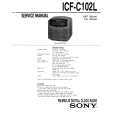 SONY ICFC102L Service Manual cover photo