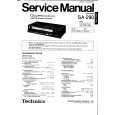 TECHNICS SA290 Service Manual cover photo