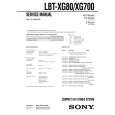 SONY LBTXG700 Service Manual cover photo