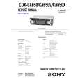 SONY CDXCA650V/X Service Manual cover photo