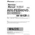 PIONEER AVH-P7500DDVD Service Manual cover photo