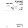 SONY PCVLX900 Service Manual cover photo