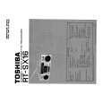 TOSHIBA RTSX16 Service Manual cover photo