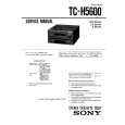 SONY TC-H5600 Service Manual cover photo