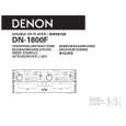 DENON DN-1800F Owner's Manual cover photo