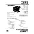 SONY CCDTR1E Service Manual cover photo