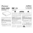 PIONEER DVD-106S Owner's Manual cover photo