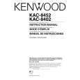 KENWOOD KAC8402 Owner's Manual cover photo