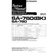 PIONEER SA760 Service Manual cover photo