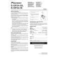 PIONEER S-SP24-QL/SXTW/EW5 Owner's Manual cover photo