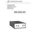 SENNHEISER EM 1005-90 Owner's Manual cover photo