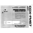 PIONEER CDXFM67 Owner's Manual cover photo