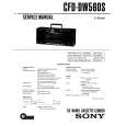 SONY CFD-DW560S Service Manual cover photo