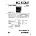 SONY MHCRXD6AV Service Manual cover photo