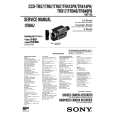 SONY CCDTR917 Service Manual cover photo