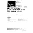 PIONEER KE-2033 Service Manual cover photo