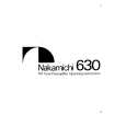 NAKAMICHI 630 Owner's Manual cover photo