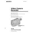 SONY CCDTRV34 Owner's Manual cover photo