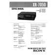 SONY XR7050 Service Manual cover photo