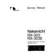 NAKAMICHI RX-303 Service Manual cover photo