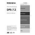 ONKYO DPS7.2 Owner's Manual cover photo