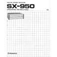 PIONEER SX950V Owner's Manual cover photo