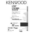 KENWOOD L707 Owner's Manual cover photo